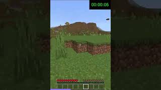 Minecraft Bedrock Diamond Speedrun Random Seed (19.35 seconds)