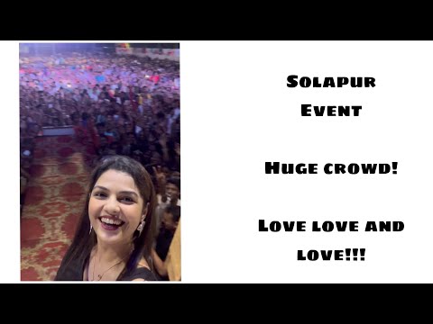 Solapur Dandiya guest entry Live! Aarya Ambekar