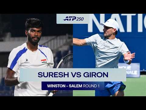 Dhakshineswar Suresh vs Marcos Giron Highlights | Winston- Salem Round 1