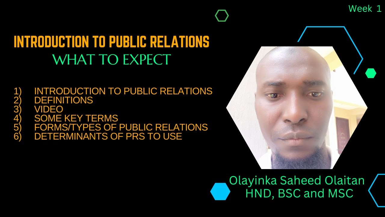 Introduction to Public Relations