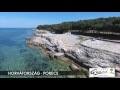 Horvátország - Porecs drón videó