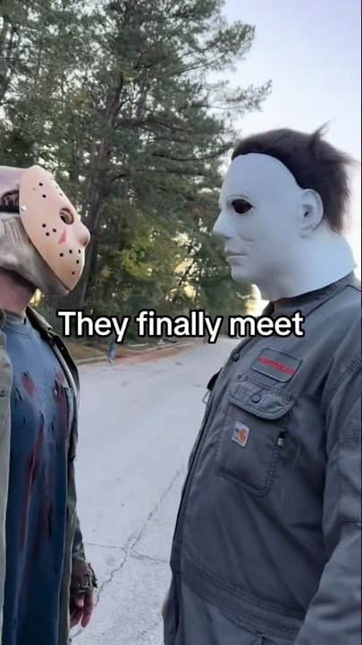 Michael vs Jason 🔥 #michaelmyers #jason #halloween