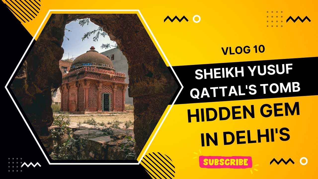 Tomb of Sheikh Yusuf Qattal in Delhi at  Saket | khirki village | Vlog 10 | Ribinpx