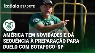 SÉRIE B: AMÉRICA SE REAPRESENTA E PODE TER TRÊS REFORÇOS CONTRA O BOTAFOGO-SP