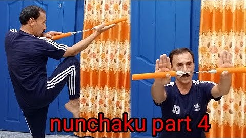 Mix martial arts exercises [nunchaku] for beginners part 4