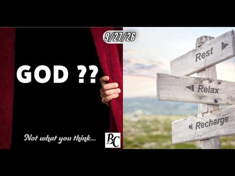 God?? “Rest-Relax-Recharge”