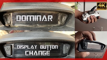 Display button change in Dominar | DIY - DomIY | Dominar Series | The Muddy Mopeds Crew