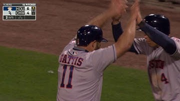 HOU@CWS: Gattis smacks go-ahead two-run shot in 11th