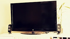 Cheap way to improve your HD TV speaker sound using PC Speakers