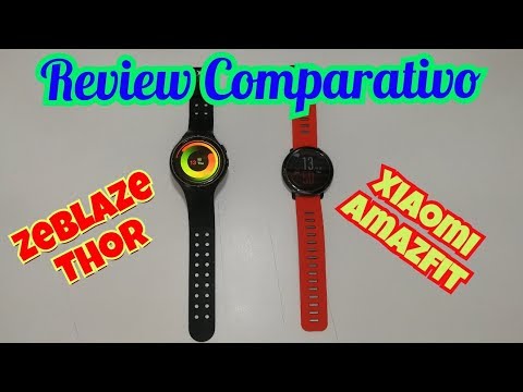 Review Comparativo Smartwatch Zeblaze Thor x Xiaomi Amazfit