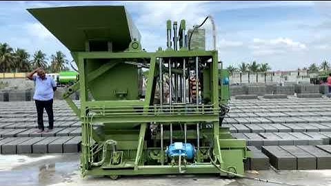Fully automatic solid block making machine 