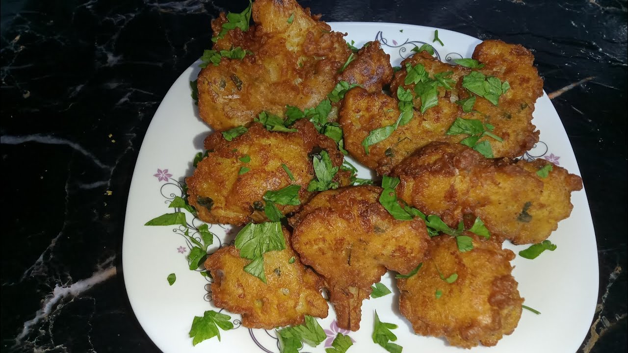 القرنبيط المقلي وجماله بابسط طريقه