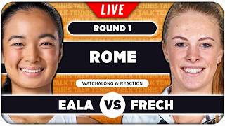EALA vs FRECH • WTA Rome 2026 • LIVE Tennis Watchalong screenshot 1