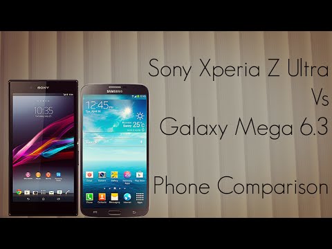 Sony Xperia Z Ultra Vs Samsung Galaxy Mega 6.3 Phone Comparison
