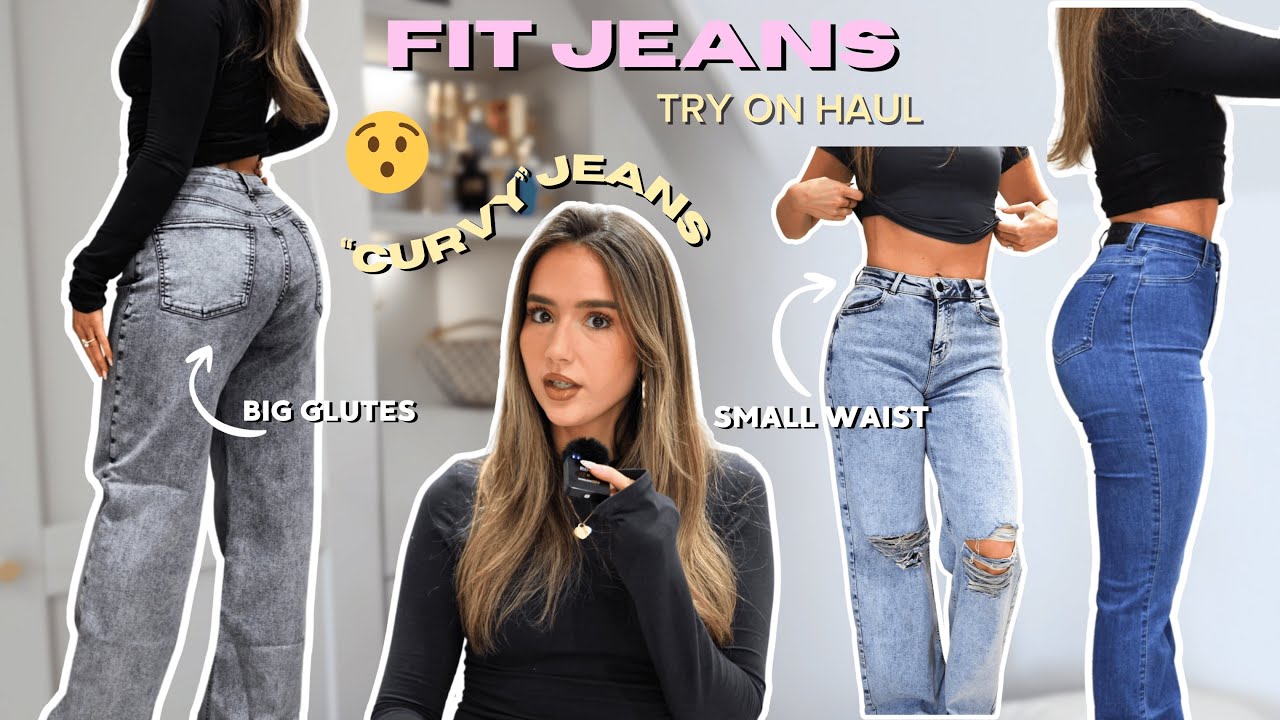 ЛУЧШИЕ джинсы для тонкой талии и больших ягодиц/бёдер | Обзор Fitjeans