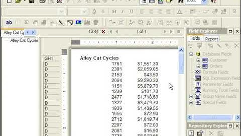 Crystal Reports Tutorial Summarizing Report Data Business Objects Training Lesson 11.1