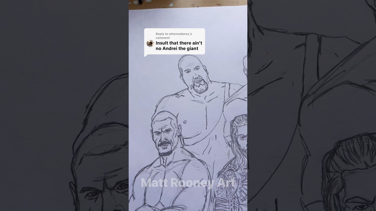Drawing Andre The Giant 