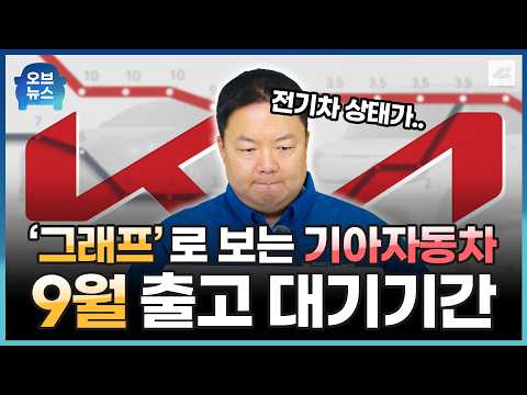 기아 9월 출고 대기 기간!｜EV5, 카니발, 스포티지, 쏘렌토 등 기아차의 전 차종 납기기간을 알려드립니다!｜그래프로 보는 9월 생산 일정