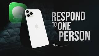 How to Respond to One Person in a Group Text on iPhone