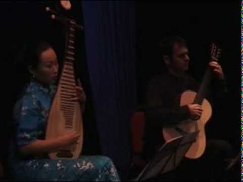 Traditional Chinese music "" interpreted on duo pipa & guitar by Liu Fang & Michael