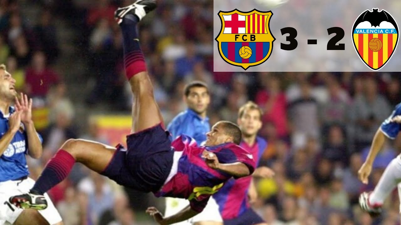 Rivaldo Bicycle Kick Goal Rivaldo Hat Trick Vs Valencia 2000 01 Greatest Performance Youtube