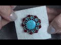 Tutorial #2: Beaded Embroidery Techniques, Bezels, Мастер класс. Открытое оплетение кабошона.