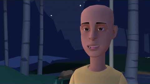 Caillou sneaks out at night and gets grounded