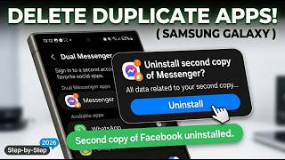 Remove Duplicate Apps on Samsung Galaxy Phone (Step-by-Step)