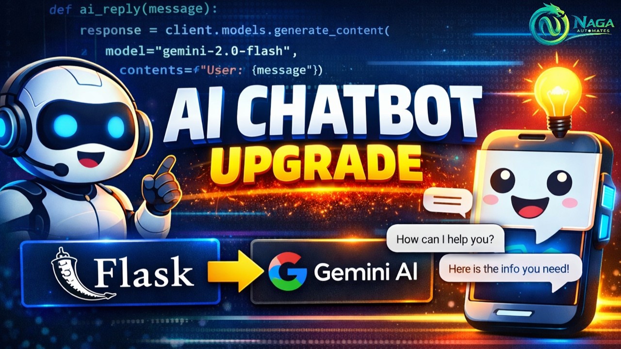 Build an AI Support Chatbot Using Flask + Google Gemini | Python ...