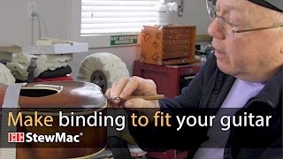 making custom guitar bindings when stock sizes don-t fit