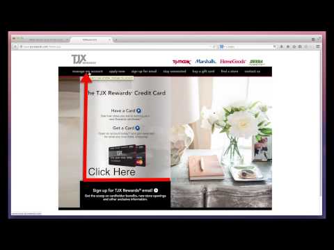 TJ Maxx Credit Card Payment Guide through Tjmaxx.Com Credit Card