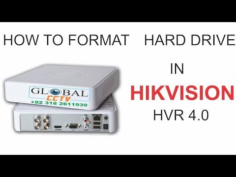 How to format Hard drive #Hikvision HVR 4.0 - YouTube