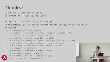 NodeJS Meetup Leipzig #6: WebAssembly and NodeJS