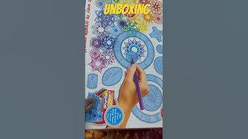 Unboxing/spirograph amazing designs#shorts#youtubeshorts