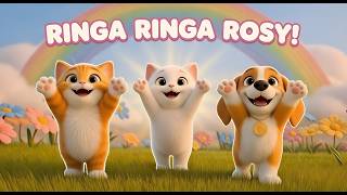 Ringa Ringa Rosy Song 🌸 Nursery Rhyme for Kids | Ring Around the Rosie | Nola & Sugar screenshot 4