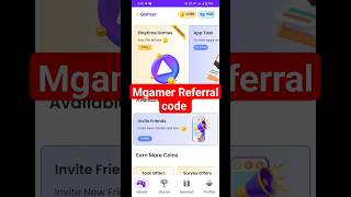 Mgamer app referral code kya hai | mgamer app Refer code | mgamer referral code screenshot 2