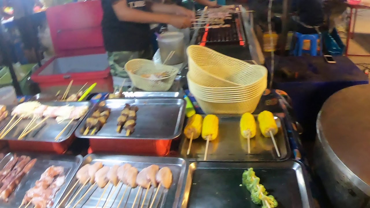 Thai street food - grill menu. - YouTube