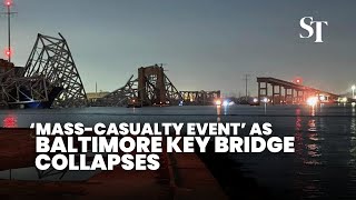 Baltimore bridge collapses after Singapore-flagged ship crash