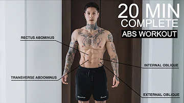 COMPLETE 20 MIN ABS WORKOUT (From Home)