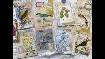 #roxysweeklychallenge | Tutorial | scrap busting scrapbooking paper journal cards | Week 33