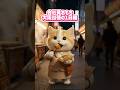 会社員おもち〜大阪出張の1日編 #cat #猫 #aicat #ai猫 #cute #animation