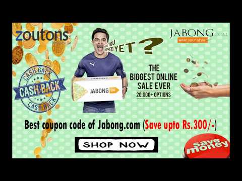 Best coupon code for discount on clothing at Jabong.com