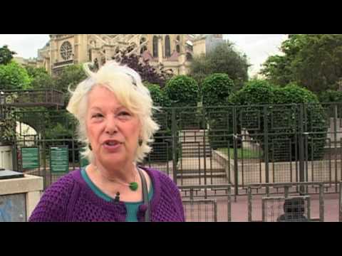 Bernadette LAFONT dfend le jardin des Halles