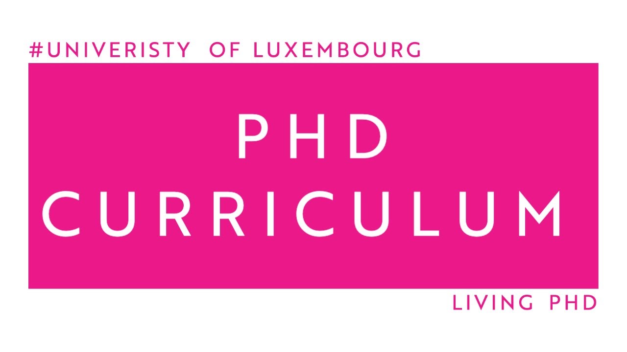 phd education luxembourg