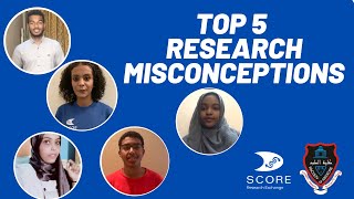 Top 5 Research Misconceptions