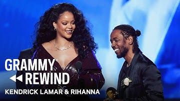 Thumbnail of Kendrick Lamar & Rihanna Win Best Rap/Sung Performance For "LOYALTY." | GRAMMY Rewind