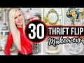 Top 30 best thrift flip home decor makeovers on a budget