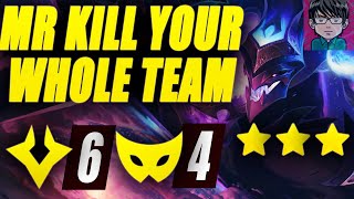 6 DARK STARS w\/ 3 STAR SHACO ⭐⭐⭐| SUPERDENSE GALAXY | Teamfight Tactics | GALAXIES |  TFT SET 3