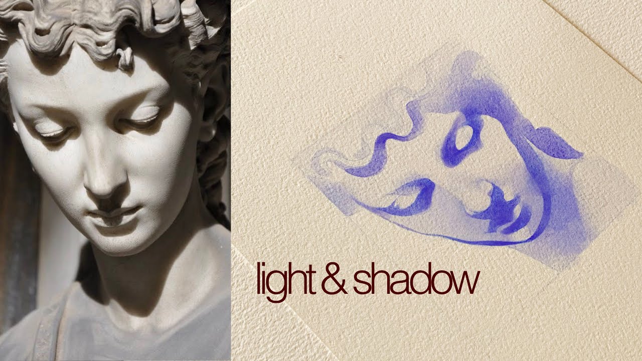 Study With Me : Studying Light & Shadows From Reference - YouTube
