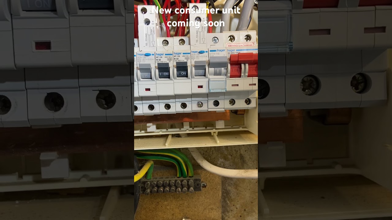 New consumer unit coming soon. 